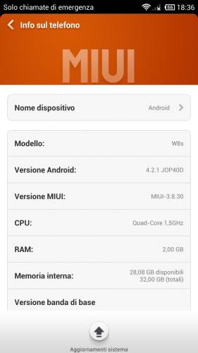 THL W8S Miui